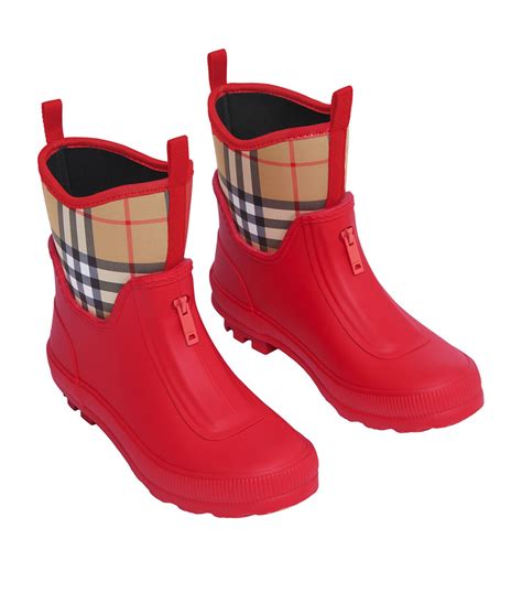 burberry rain boot ankle|Burberry rain boots lowest price.